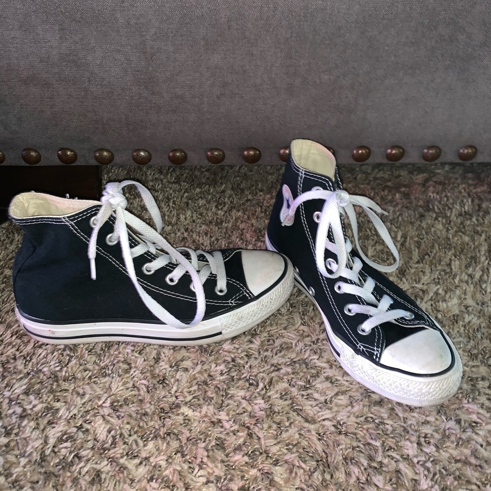 Black High Top Converse